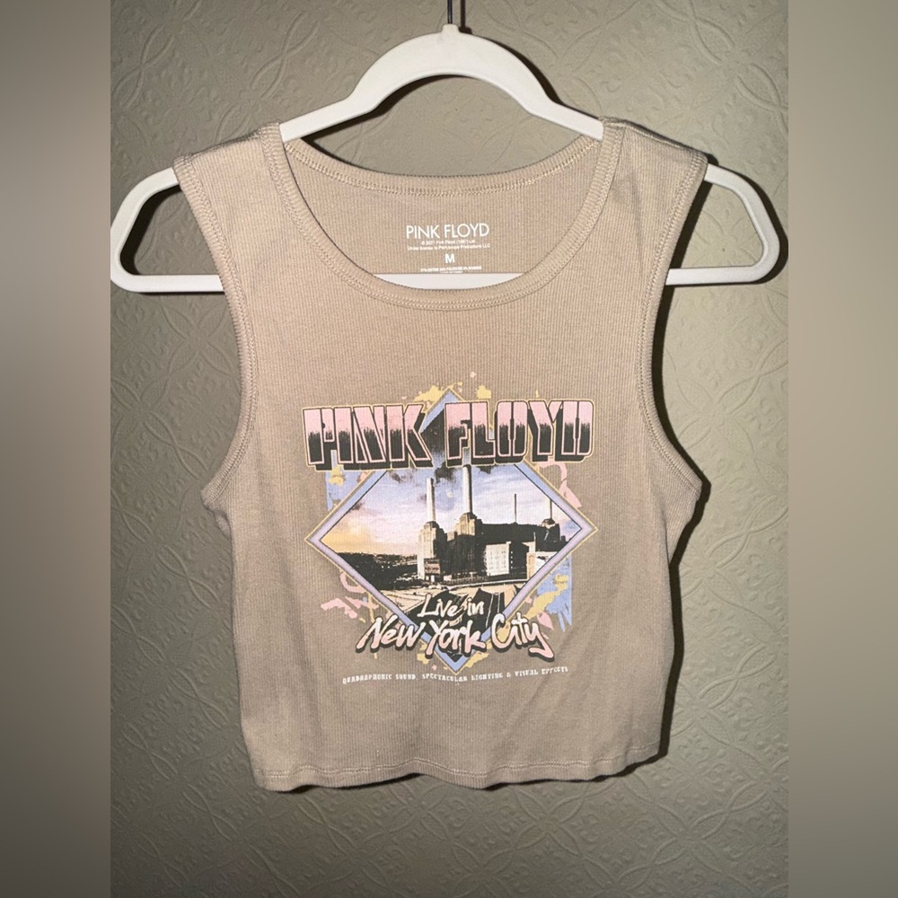Pink Floyd Beige Tank Top